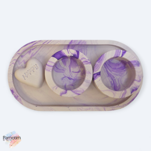 סט פמוטים "סגול חלומי"