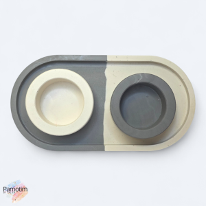 סט פמוטים "הרמוניה באפור"