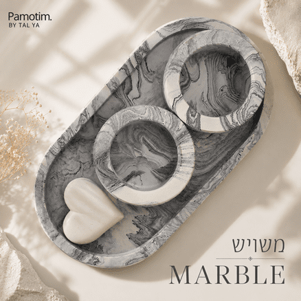 קטגוריית פמוטי שיש - פמוטים בעיצוב שיש